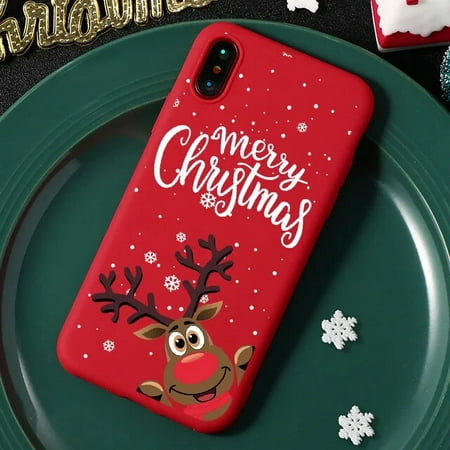 Xmas Case For Xiaomi Redmi Note 12c 11 11s 10c 9A 10 A1 9T 9 8 7 10S 8T 9s 9C NFC K40 K20 Pro Max Christmas Deer Snowman Cover