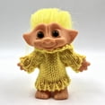thumbnail image 3 of 4 Pulgadas Colored Hair Figures Toys Yellow Blue Hair Zulema pequeños muñecos trolls, 3 of 8