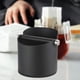 thumbnail image 5 of Caja de resistente Barra de extraíble Base antideslizante Herramientas de Recipiente de material acero inoxidable para espresso para posos de c Negro L perfecl caso de golpe de café, 5 of 8