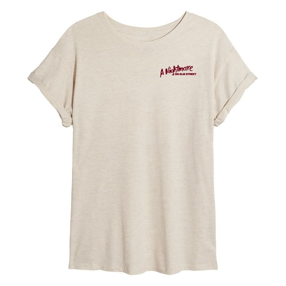 Nightmare On Elm Street - Springwood Asylum - Women's Oversized Graphic T-Shirt