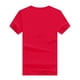 thumbnail image 4 of ICHUANYI Clearance Unisex T-shirt Printed Pattern Casual Fashion Soild Color Short Sleeve Tops(Red, S) ICHUANYI WER2023080813806, 4 of 7