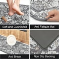 thumbnail image 4 of Kitchen Anti Fatigue Mat Set of 2 Cushioned Kitchen Mats for Standing Non Slip Waterproof Kitchen Floor Mat Boho Kitchen Rugs and Mats for Kitchen Sink Laundry, 4 of 6