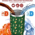thumbnail image 3 of Christmas 30oz Handheld Travel Tumbler with Handle – Double Wall Stainless Steel Insulated Cup, Flip Straw Lid, Leak-Proof & BPA-Free for Hot and Cold Drinks – Durable Coffee & Juice Mug Black, 3 of 7