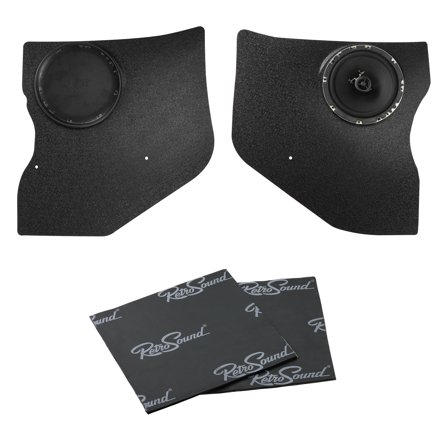 RetroSound KPC416162-652-M Black Kick Panel for 1961-62 Impala