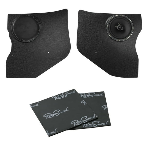 RetroSound KPC416162-652-M Black Kick Panel for 1961-62 Impala