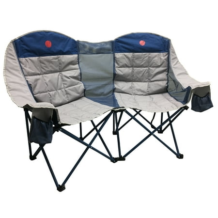 OmniCore Designs Home-Away-MoonPhase Loveseat Heavy Duty Oversized Quad Folding Double Camp