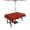 Red, variant on 54x80 Inch Outdoor Tablecloth with Umbrella Hole Zipper Rectangle Farmhouse Red Rectangular Tablecloths Outside Waterproof Boho Vintage Rustic Woven Texture Patio Table Cloth Cover for Picnic Party