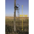 thumbnail image 4 of BIG GAME Hunter HD 1.5 Treestand - Adjustable Shooting Rail, Extra Wide/Deep Platform for Wide Stances, Flex Tek Comfort Seating 18.6' Tall, Black, 4 of 5
