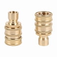 thumbnail image 4 of 3/4" Garden Hose Quick Connect Water Hose Fit Brass Female Male Connector 2Pcs, 4 of 6