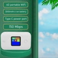 thumbnail image 4 of Enrutador 4g wifi wifi hotspot lte portátil módem de enrutador Tipo c para viajar en masa del automóvil, 4 of 7