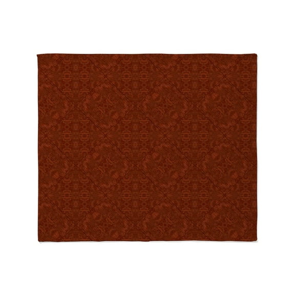 CafePress - Plain Rust Throw Blanket - Soft Fleece Throw Blanket, 50"x60" for All Ages