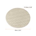 thumbnail image 2 of Uxcell Khaki 25.6" x 25.6" Round Shape NonSlip Mat for Bathroom Bath Tub Shower Mats, 2 of 6