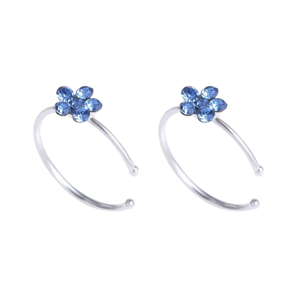 2 uds pequeño anillo de cristal para la nariz anillo de cristal brillante para la nariz joyería regalo señoras joyería Wmkox8yi sjalhkljlk5407