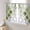 Green, variant on Blue Morocco Semi Sheer Curtains 72 Inch Length 2 Panels Set, Vintage Graffiti Paint Art Boho Dappled Sheer Kitchen Curtain Privacy Voile Window Curtain for Living Room Bedroom Rod Pocket Drapes