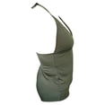 thumbnail image 4 of Traje de Baño Tankini Op para Mujer con Amarre Halter Verde Militar Talla CH, 2 Piezas, 4 of 4