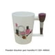 thumbnail image 2 of Naiovety Taza de cerámica, herramientas para niñas, Kit de belleza, mango pintado, té, café, negocios, hogar, vasos, taza de leche, juegos Juegos de servir café y té Mango de bolígrafo rubor 301-400ml, 2 of 6