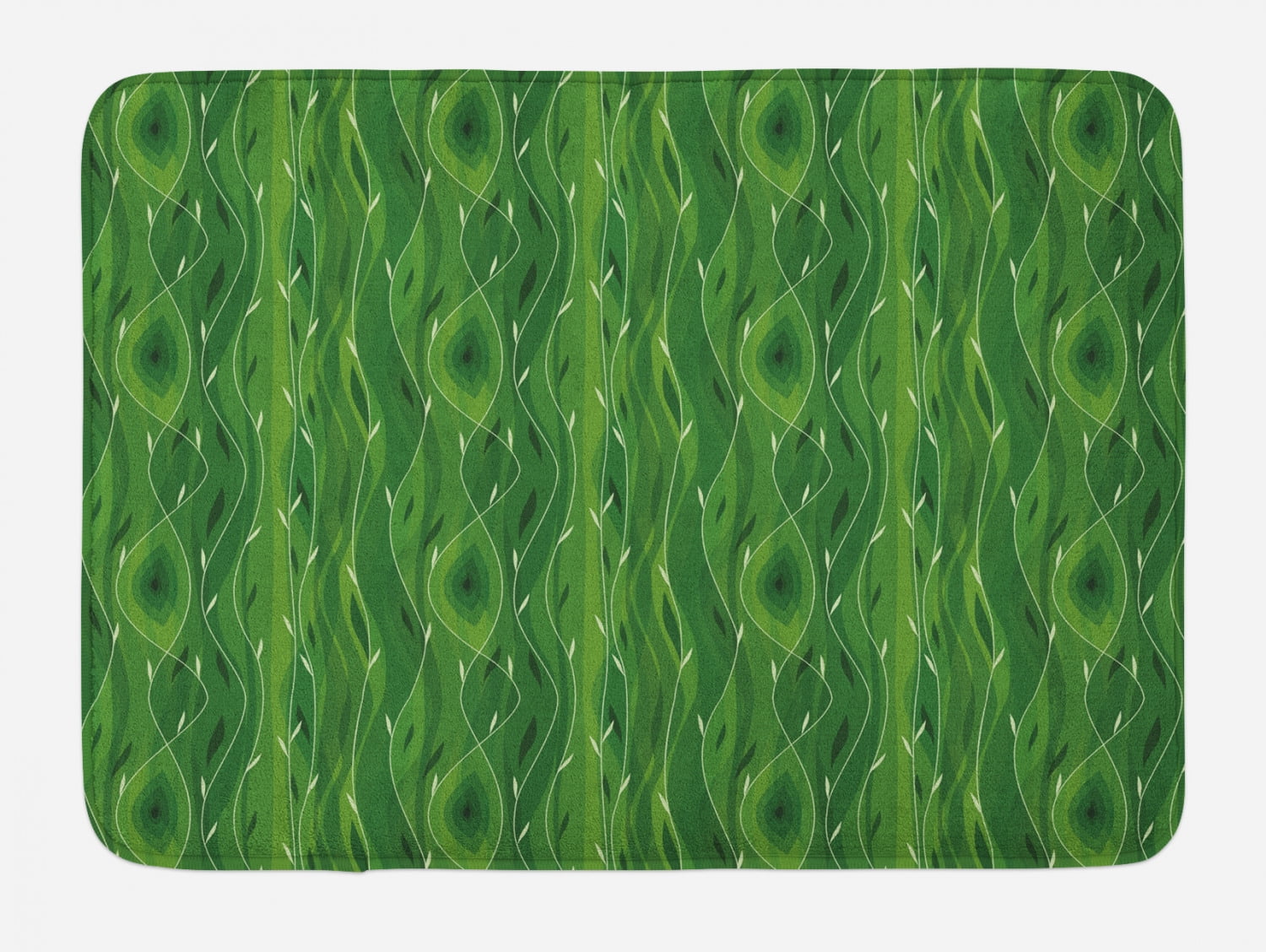 Eliza Bath Mat - Spring Green