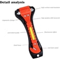 thumbnail image 4 of 2Pcs Emergency Hammers with Window Breaker and Seat Belt Cutter for Car-Large, 4 of 5