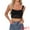 Black, variant on Women Summer Sleeveless Trendy Y2K Going Out Cropped Tank L White