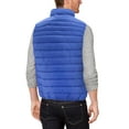 thumbnail image 2 of Men's Lightweight Full Zip Quilted Insulated Water Resistant Warm Puffer Vest (Royal Blue, S), 2 of 3
