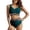 Dark Green, variant on HAIJIE Tankini Women's Swimsuits 2 Piece Beach Vacation Ladies Bathing Suits Swimwear Bikinis for Women with Shorts Bathing Suit (Dark Blue,M)