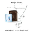 thumbnail image 7 of Bestyle Catholic Rosary Beads Necklace for Women Men with Bible Verse Package, 4mm Stainless Steel Virgin Mary Cross Necklace Religious Keepsake Gift, 7 of 7