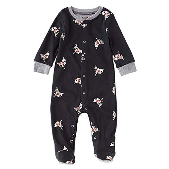 Jordan Infant Jumpman Printed Footed Coverall Black 556649-023 , 3 Months