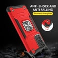 thumbnail image 6 of FIEWESEY for Samsung Galaxy A73 5G Phone Case Military Grade Drop Rugged Cover Anti-Scratch Protective 360° Rotate Kickstand Sturdy Shockproof Phone Cover for Samsung Galaxy A73 5G(Red), 6 of 7