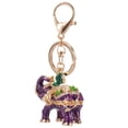 thumbnail image 3 of 1pc adorable 3D elefante llavero colgante bolsa colgante decoración coche llavero colgante, 3 of 5