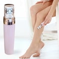 thumbnail image 1 of Depiladora a batería con 18 cabezales de depilación, luz LED, práctica depiladora facial para hombres y mujeres., 1 of 9