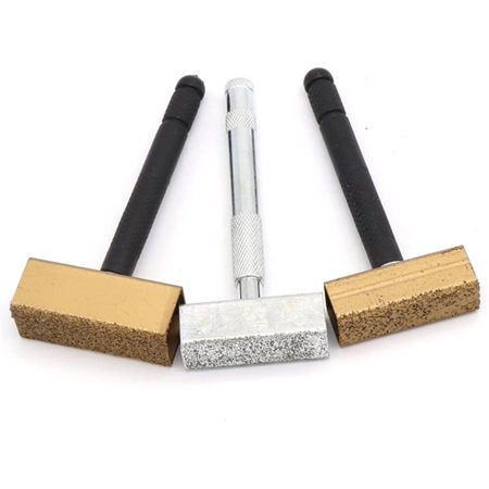 3pcs Cleaning Tools Diamond Grinding Wheel Dresser Stick Flat Diamond Truing Grinding Diamond Grinding Wheel Dresser Trimmer Corrector Plastic Knife Handheld Ratchet Tools