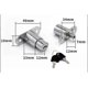 thumbnail image 3 of Push Cylinder Cabinet Lock For Sliding Door Different Push Cylinder Lock Bolt Lock Sliding Door Lock New, 3 of 5