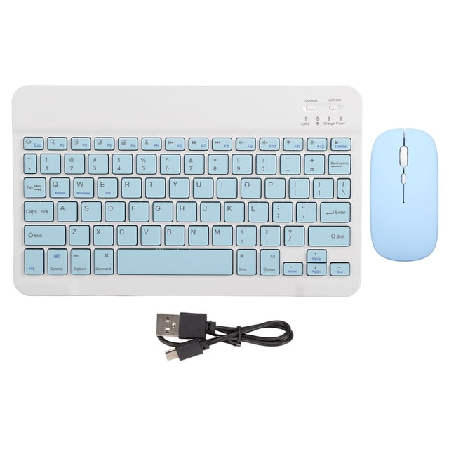 Bluetooth Keyboard Mouse,10 Inch Bluetooth Keyboard Bluetooth Keyboard Set Inch Keyboard Set Built for the Future