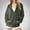 Army Green, variant on Qulqfy Women Army Green Hoodies Half Zipper Workout Fall 2025 Embossed Cute Sweatshirts Womens Party Tops L