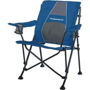 YUNWEN Camping Chair Guru 3.0 Heavy Duty Camping Chairs with Lumbar Support, Backpack Folding Camp Chair, Navy
