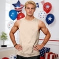 thumbnail image 5 of Men's Tank Top Workout Sleeveless Muscle Shirts Lightweight Casual Sleeveless Shirt for Gym Beach, XL, 5 of 8