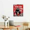 thumbnail image 2 of Nawypu Banksy Monkey Street Graffiti Canvas Print Wall Art,-Follow Your Dreams Animal Canvas Art for Living Room Office Wall Decor Home Decoration Framed Ready to Hang,bedroom decor for men, 2 of 4