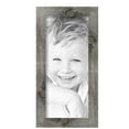 thumbnail image 1 of ArtToFrames 7" x 16" Winter White Barnwood 1.5 Inch Picture Frame, 7x16 inch Brown MDF Poster Frame (WOM-4661), 5 Pack, 1 of 5