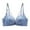 Blue, variant on Bras for Women Bra for Women Front-Closure Wireless Seamless Unlined T-Back Full-Figure Comfort Bras for Large Blue L