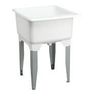 Mustee Utilatub Freestanding 23 in. Thermoplastic Laundry Sink/Utility Tub