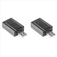 thumbnail image 1 of 2X Conector Adaptador y Estabilizador de Amplificador de Señal USB para Cable de Extensión GENESYS GL850G Chipset, 1 of 4