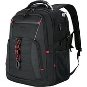 KROSER Laptop Backpack for 18.4" XL Computer Backpack Travel Day pack  with USB Charging Port  -Black