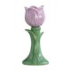 thumbnail image 1 of Candelabro Candelabro Candelabro Decoración del hogar para velas cónicas Decoración moderna Púrpura, 1 of 9