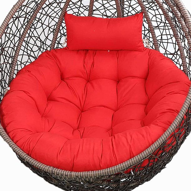 Egg Chair Cushion, Outdoor Cushion Replacement for Hanging Egg Chair Swing, Thicken Round ...