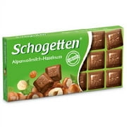 Schogetten Alpine Milk Hazelnut Chocolate Bar 100g (15-pack)