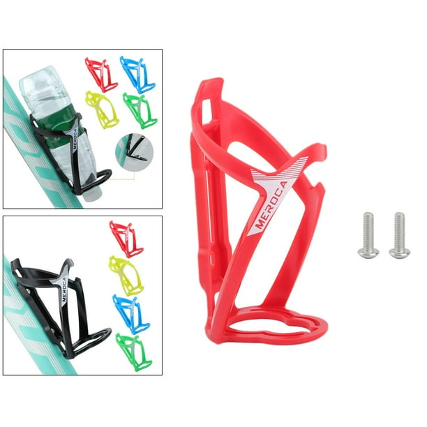 Soporte de Botella de agua perfecl con Montaje de Tornillo Seguro para Cic rojo 75x150 mm