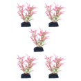 thumbnail image 6 of 5pcs Leaves Underwater Plants Decoration For Fish Tank Aquarium , & Safe For All Fish & Pets Red, 6 of 9