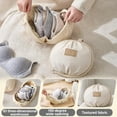 thumbnail image 4 of Portable Travel Underwear Organizer Bag Luggage Organizer for women, Multi-Compartment Storage Bag for Clothes, Bras, and Accessories Travel Organizer Pink 8.2*7*4.3 In, 4 of 9