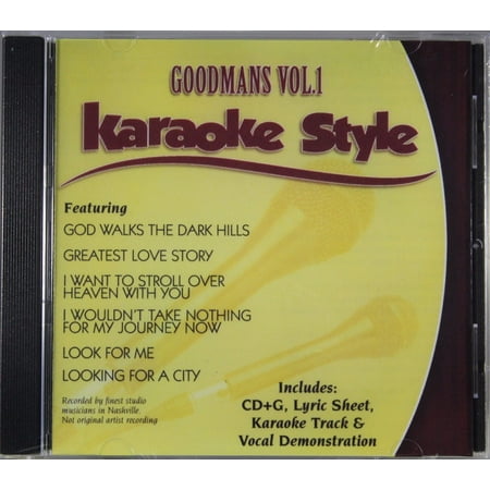 Goodmans Volume 1 Daywind Christian Karaoke Style NEW CD+G 6 Songs