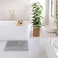 thumbnail image 3 of Alfombra de baño Hearth & Harbor Chenille 43x61 cm plateada, 3 of 9